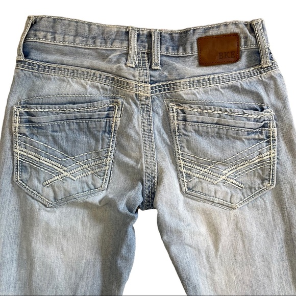 BKE Aiden Mens Jeans - Size 27 - Lightwash Bootcut - Teen - Picture 3 of 10